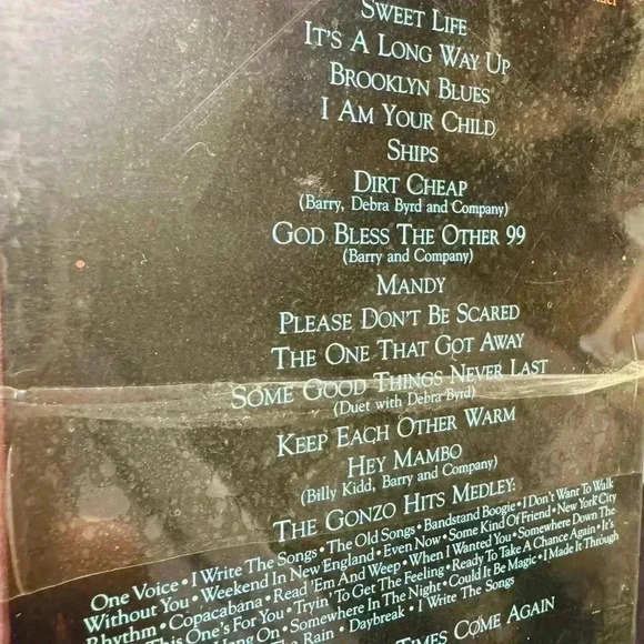 Barry Manilow Live on Broadway VHS Movie Tape - Picture 6 of 6